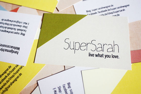 SuperSarah - Visitenkarten