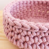 Utensilo Häkelkorb dusty pink