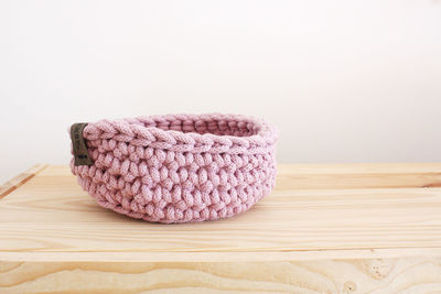Utensilo Häkelkorb dusty pink