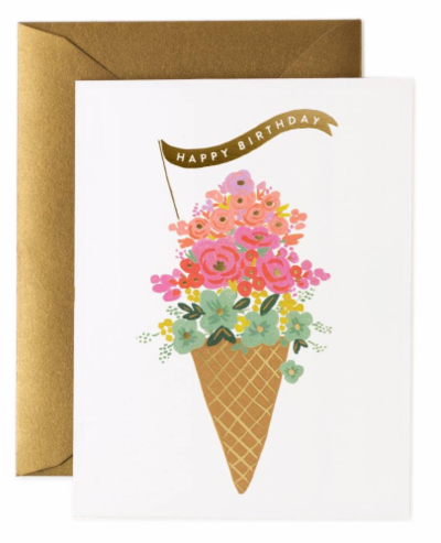 Glückwunschkarte "Ice Cream" - Geburtstag