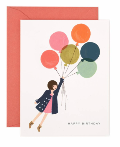 Glückwunschkarte "Fly Away Birthday" - Geburtstag