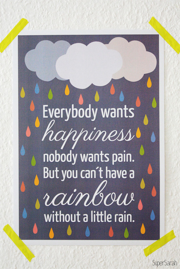 SuperSarah - Poster Happiness & Pain